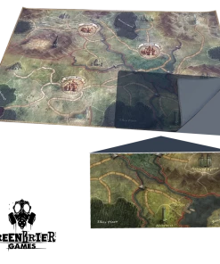 Greenbrier Games Folklore Oversized Cloth World Map Strategy Games