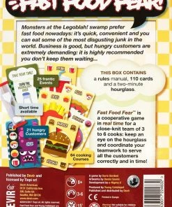 Devir Card Games Fast Food Fear