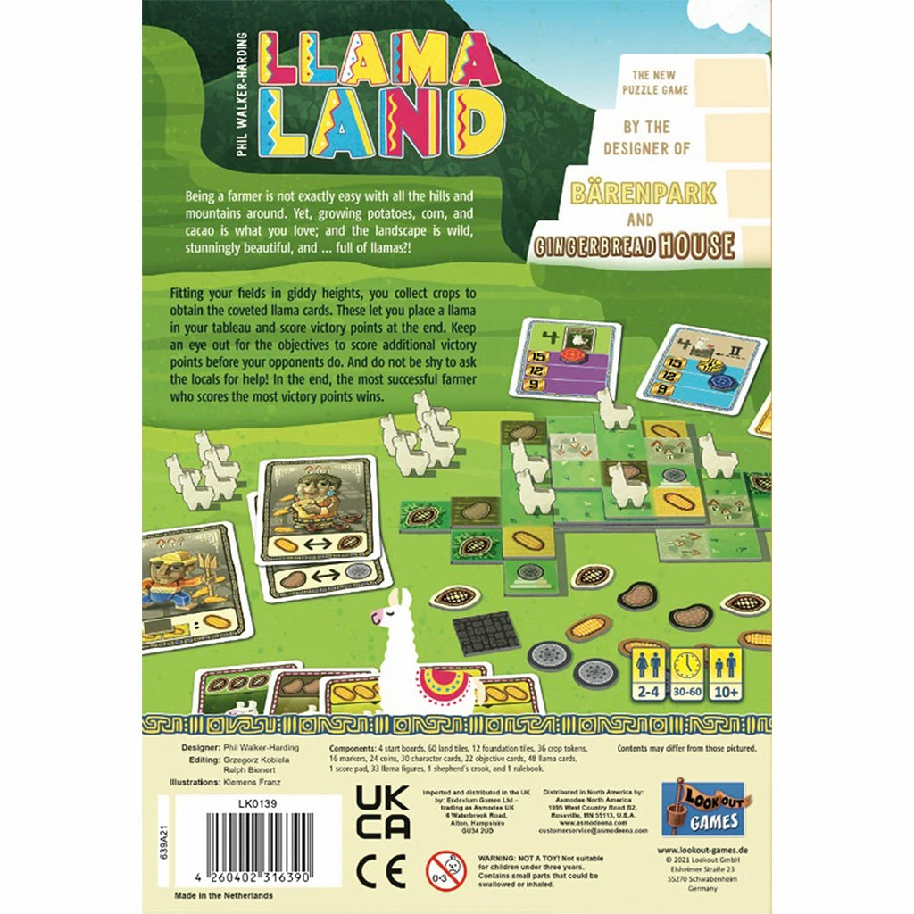 Cheapest 👏 Lookout Games Strategy Games Llamaland 🎁 3 Lookout Games Strategy Games Llamaland