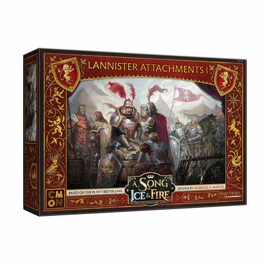 Deals 🧨 CMON A Song Of Ice & Fire: Tabletop Miniatures Game Lannister Attachments 1 ❤️ 1 CMON A Song Of Ice & Fire: Tabletop Miniatures Game Lannister Attachments 1