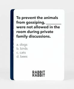 Pink Tiger Games Card Games Rabbit Rabbit: A Game Of Superstitions